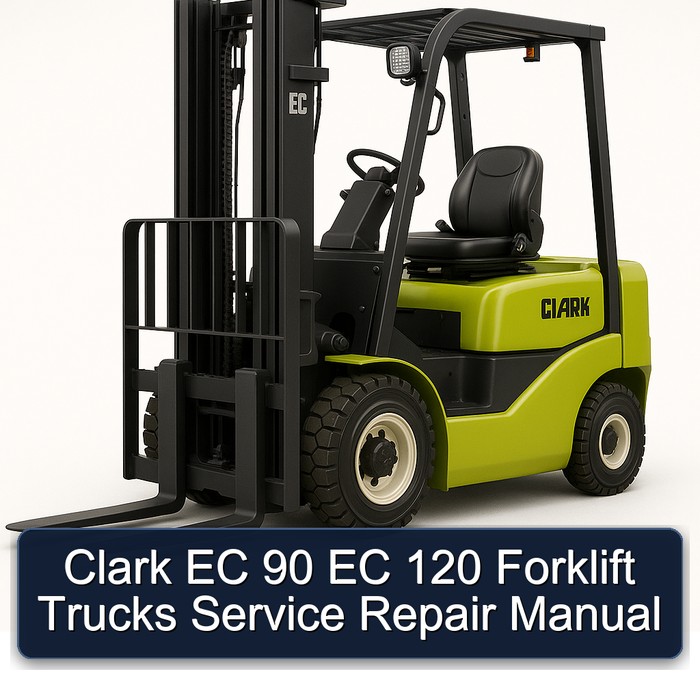 Manual de Servicio y Reparación de Montacargas Clark EC 90 EC 120