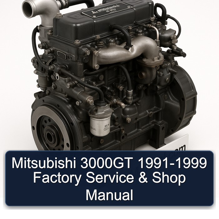 Mitsubishi 3000GT 1991-1999 Factory Service & Shop Manual 