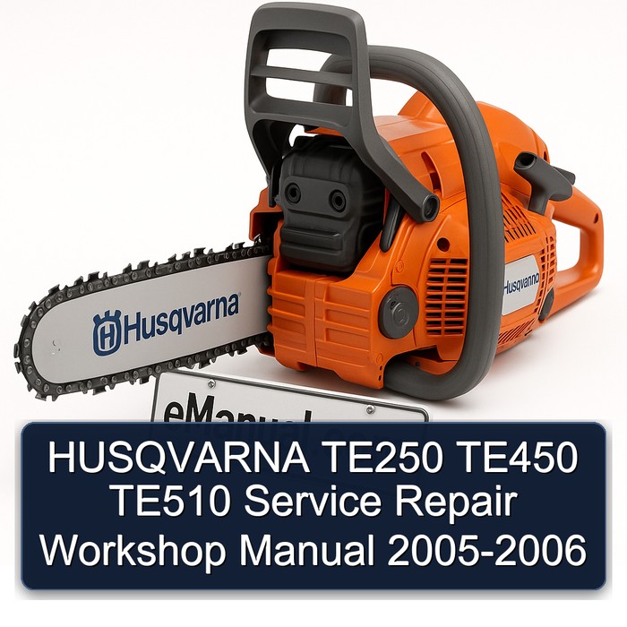 HUSQVARNA TE250 TE450 TE510 Service Repair Workshop Manual 2005-2006