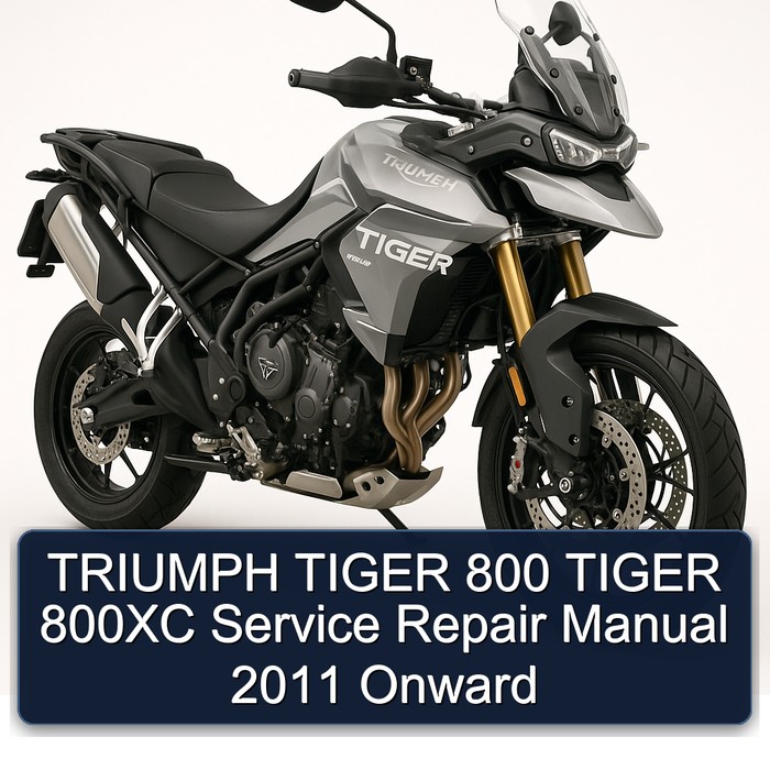 TRIUMPH TIGER 800 TIGER 800XC Manual de servicio y reparación 2011 Onward