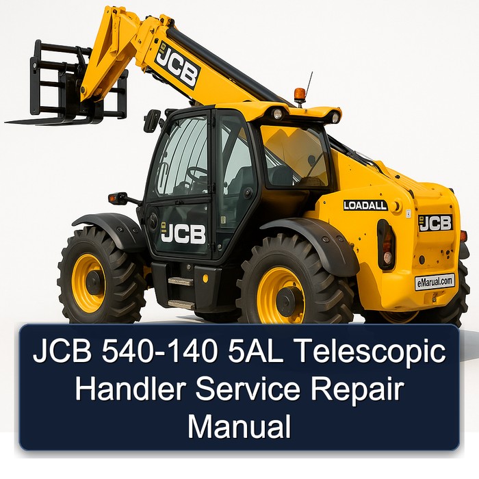 JCB 540-140 5AL Telescopic Handler Service Repair Manual