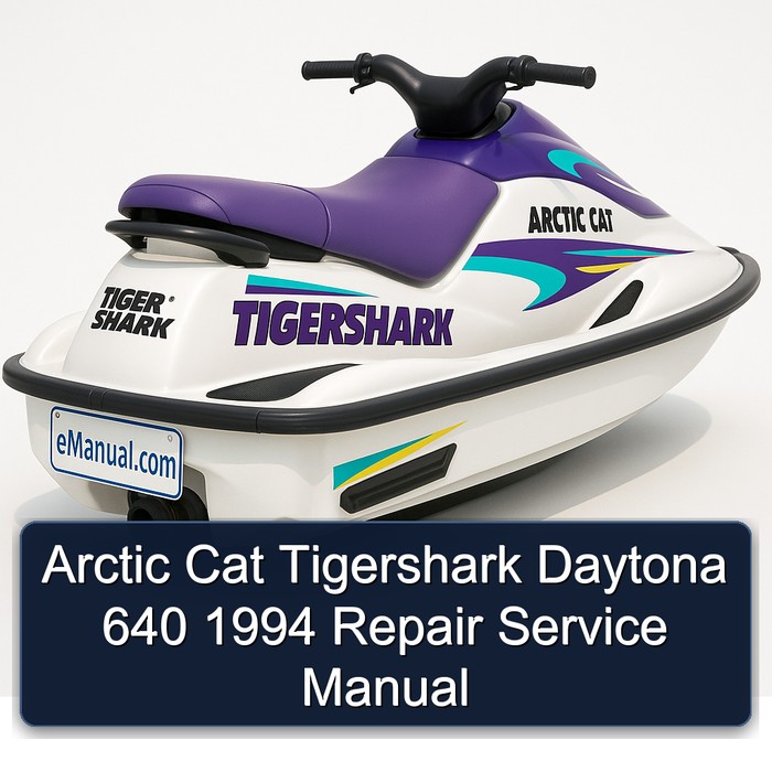 Arctic Cat Tigershark Daytona 640 1994 Repair Service Manual