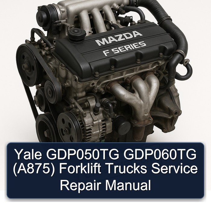 Yale GDP050TG GDP060TG (A875) Forklift Trucks Manual de servicio y reparación