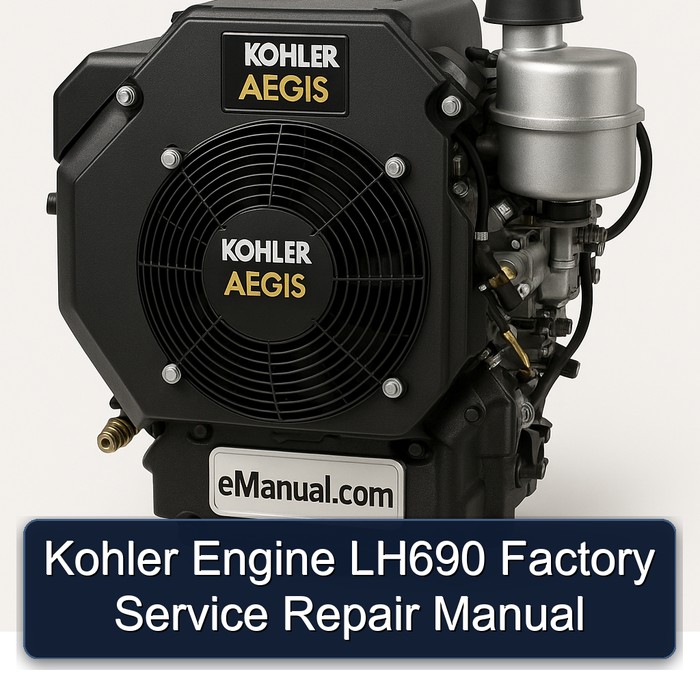 Manual de Servicio y Reparación de Fábrica Kohler Motor LH690