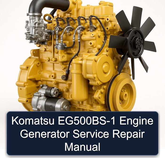 Komatsu EG500BS-1 Engine Generator Service Repair Manual
