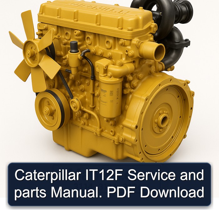 Manual de Servicio y Refacciones Caterpillar IT12F (PDF)