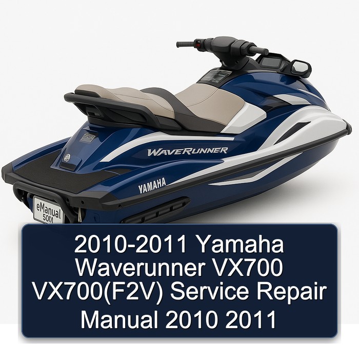 2010-2011 Yamaha Waverunner VX700 VX700(F2V) Manual de servicio y reparación 2010 2011
