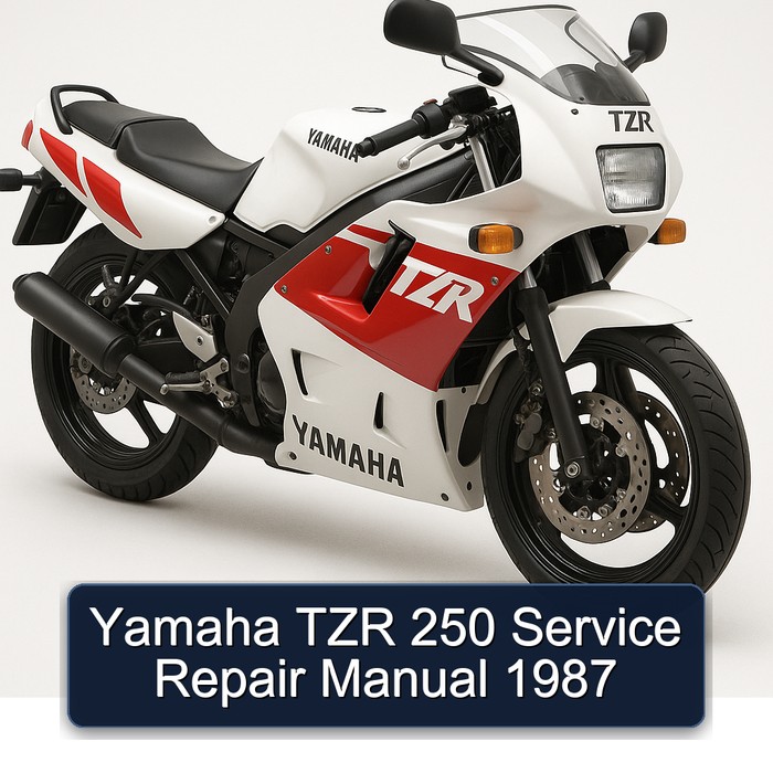 Yamaha TZR 250 Service Repair Manual 1987