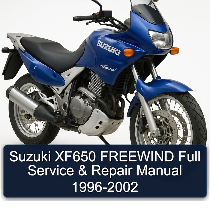 Suzuki XF650 FREEWIND Full Manual de servicio y reparación 1996-2002