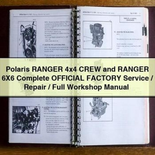 Polaris Ranger 4x4 Crew and Ranger 6X6 Official / Workshop Service Repair Manual PDF Download