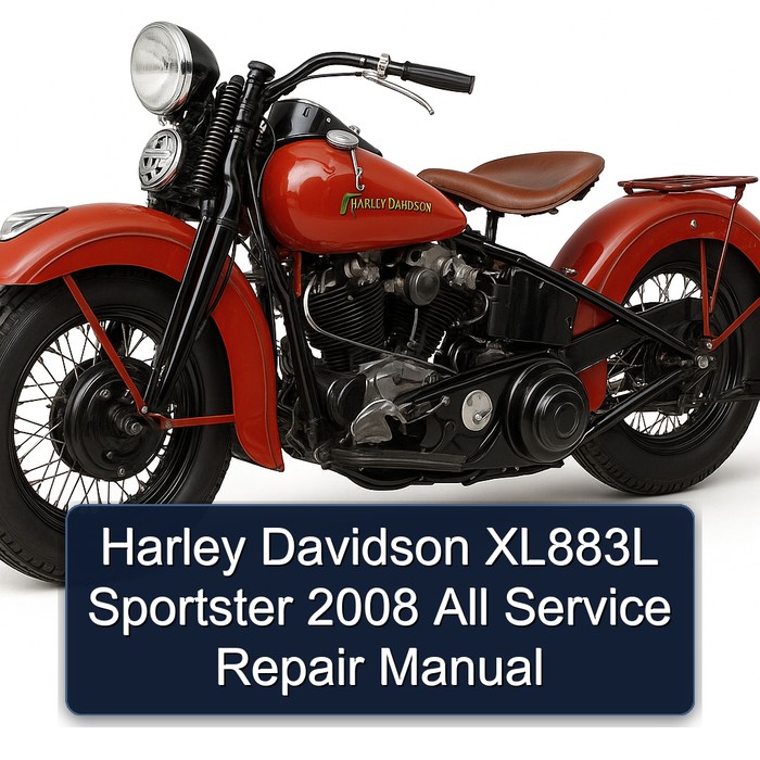 Harley Davidson XL883L Sportster 2008 All Service Repair Manual