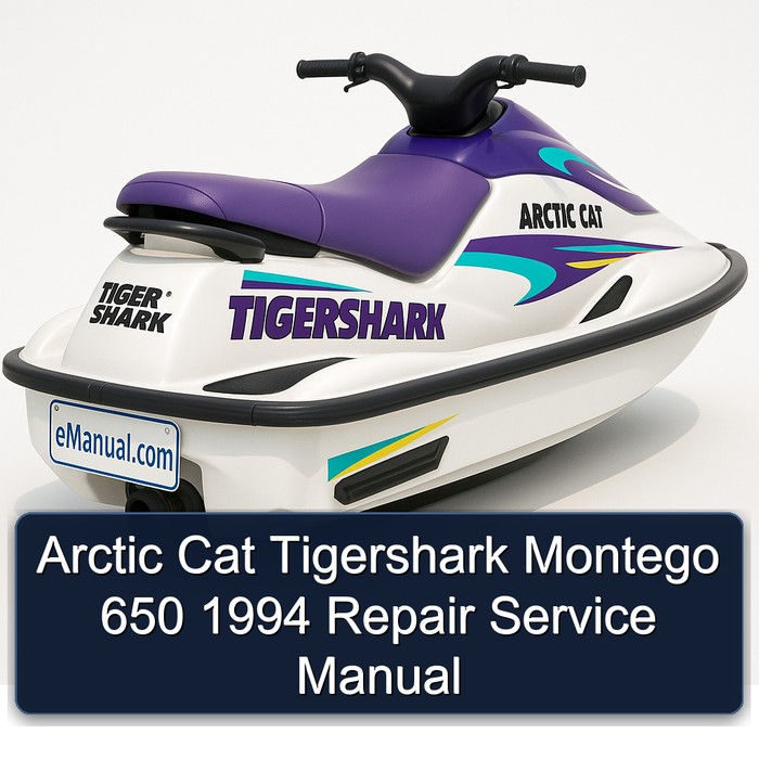 Arctic Cat Tigershark Montego 650 1994 Repair Service Manual 