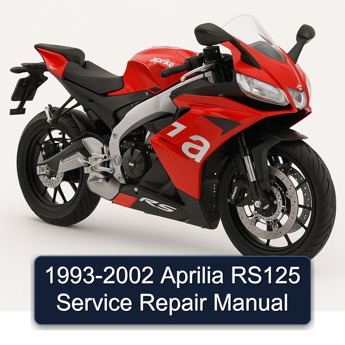 1993-2002 Aprilia RS125 Manual de servicio y reparación
