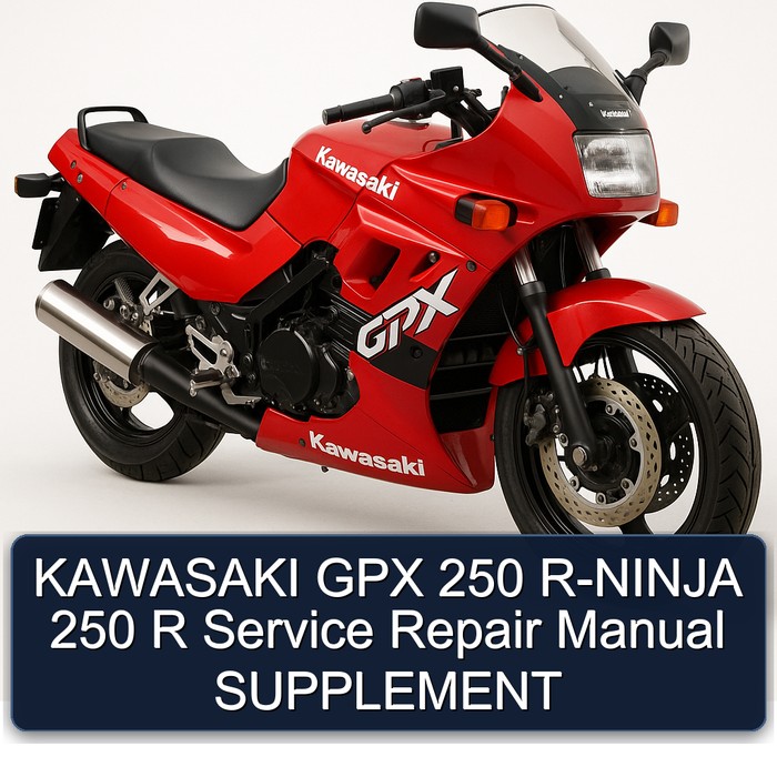 KAWASAKI GPX 250 R-NINJA 250 R Manual de servicio y reparación SUPPLEMENT