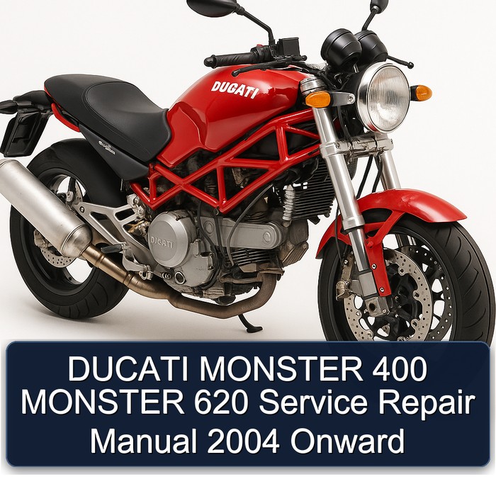 DUCATI MONSTER 400 MONSTER 620 Manual de servicio y reparación 2004 Onward