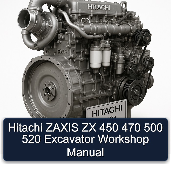 Hitachi ZAXIS ZX 450 470 500 520 Excavator Workshop Manual