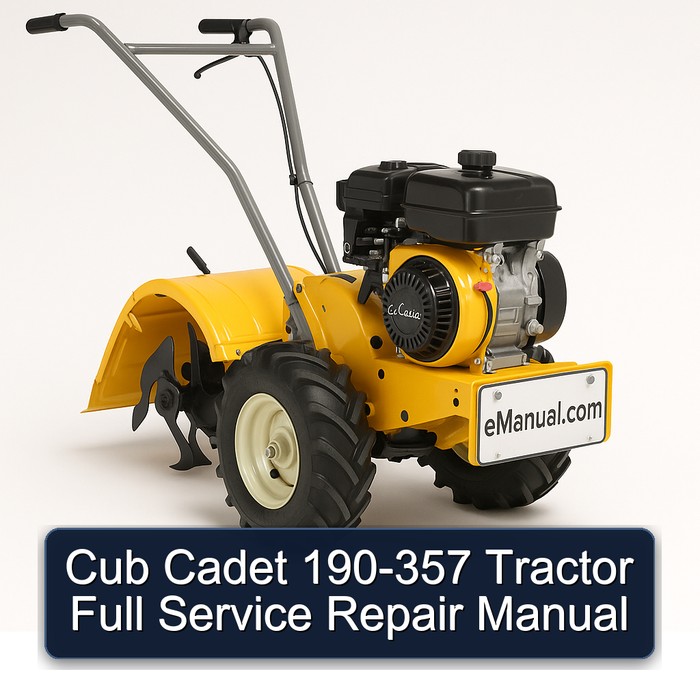 Cub Cadet 190-357 Tractor Workshop Service Repair Manual PDF Download