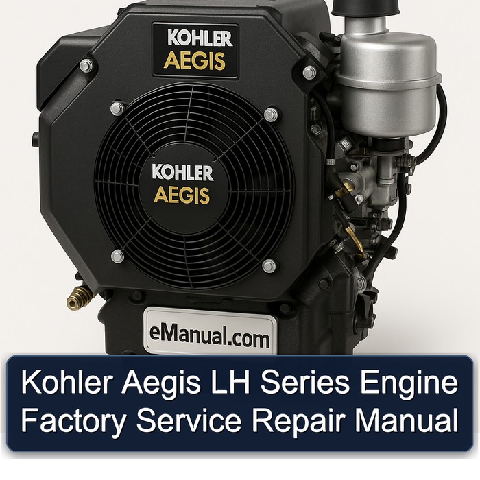 Manual de Servicio/Reparación/Taller para Motores Kohler Aegis LH630-LH775 de Cigüeñal Horizontal Refrigerado por Líquido