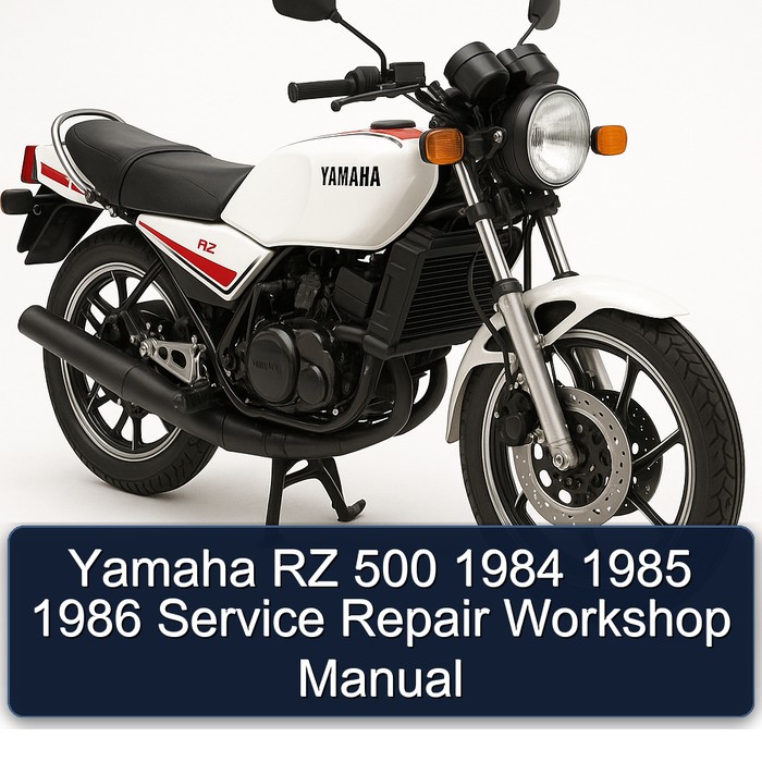 Yamaha RZ 500 1984 1985 1986 Service Repair Workshop Manual