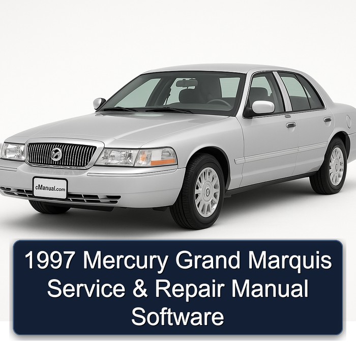 1997 Mercury Grand Marquis Manual de servicio y reparación Software