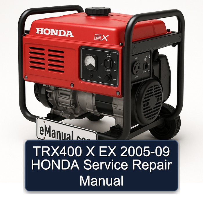 TRX400 X EX 2005-09 HONDA Manual de servicio y reparación