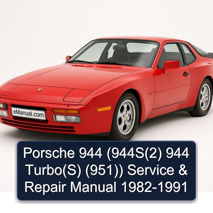 Porsche 944 (944S(2) 944 Turbo(S) (951)) Service & Repair Manual 1982-1991