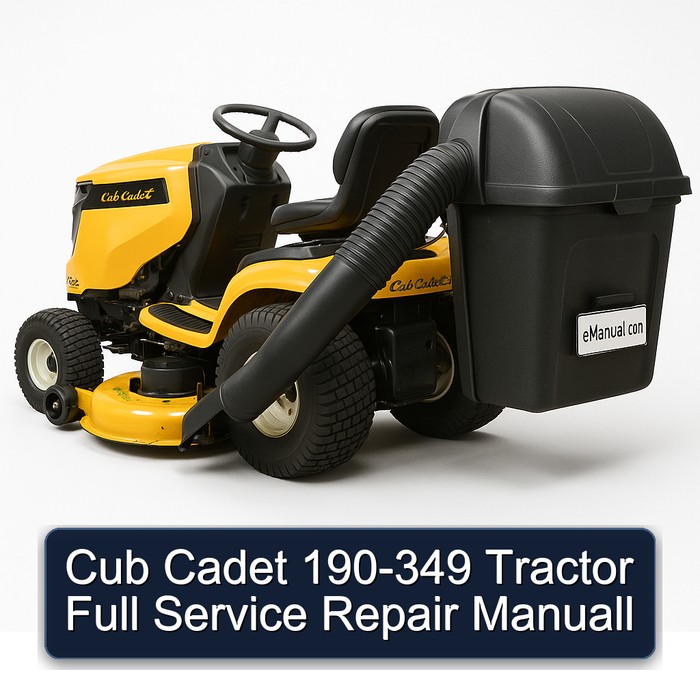 Cub Cadet 190-349 Tractor Manuall Workshop Service Repair Manual PDF Download