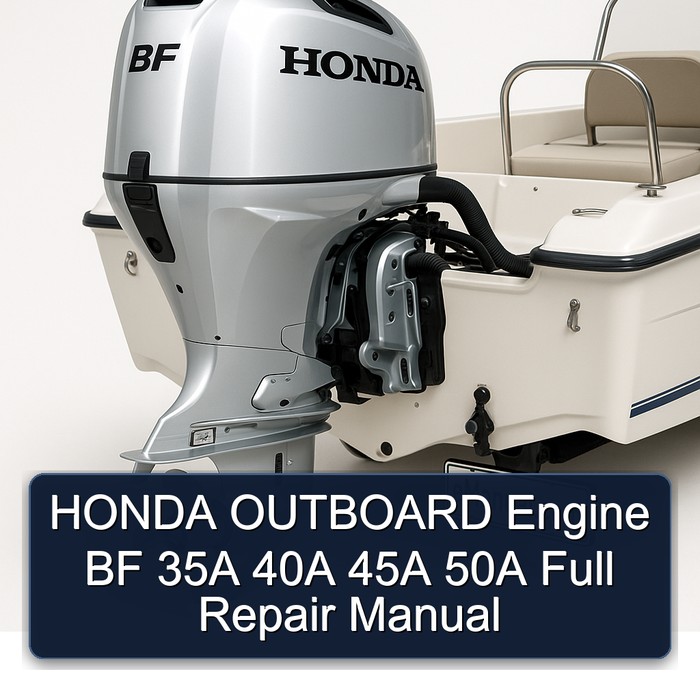 HONDA OUTBOARD Engine BF 35A 40A 45A 50A Full Repair Manual