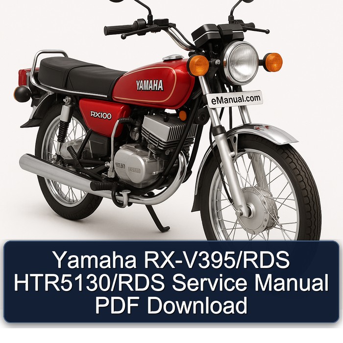 Yamaha RX-V395/RDS HTR5130/RDS Service Manual PDF Download