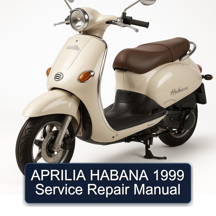 APRILIA HABANA 1999 Manual de servicio y reparación