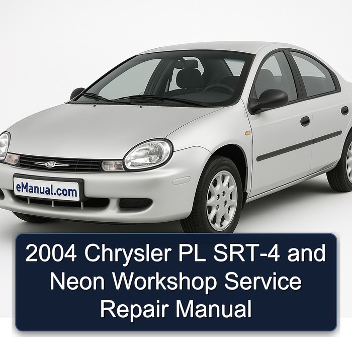 2004 Chrysler PL SRT-4 and Neon Workshop Manual de servicio y reparación