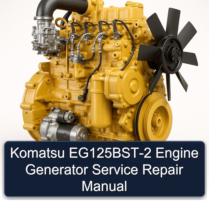 Komatsu EG125BST-2 Engine Generator Service Repair Manual 