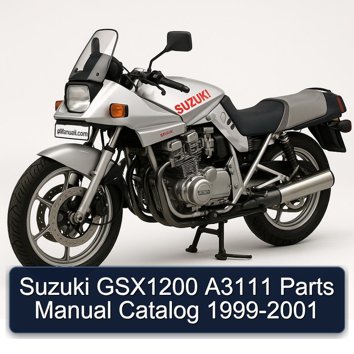 Suzuki GSX1200 A3111 Parts Manual Catalog 1999-2001