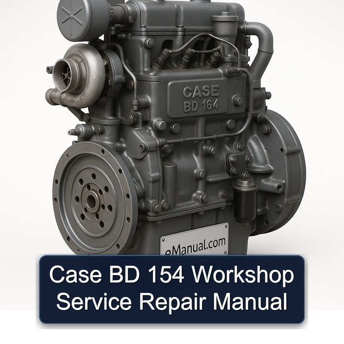 Manual de Servicio y Reparación Case BD 154 Workshop