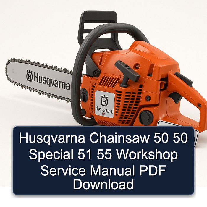 Husqvarna Chainsaw 50 50 Special 51 55 Workshop Service Manual PDF Download