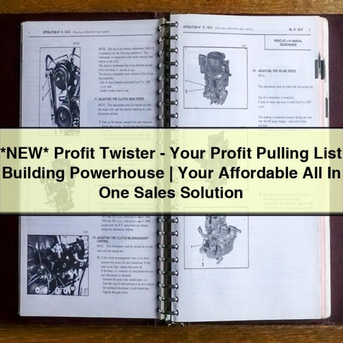 New Profit Twister - Your Profit Pulling List Building Powerhouse | Your Affordable All in One Sales Solution PDF Download