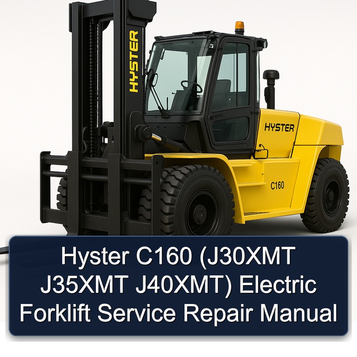 Hyster C160 (J30XMT J35XMT J40XMT) Electric Forklift Service Repair Manual