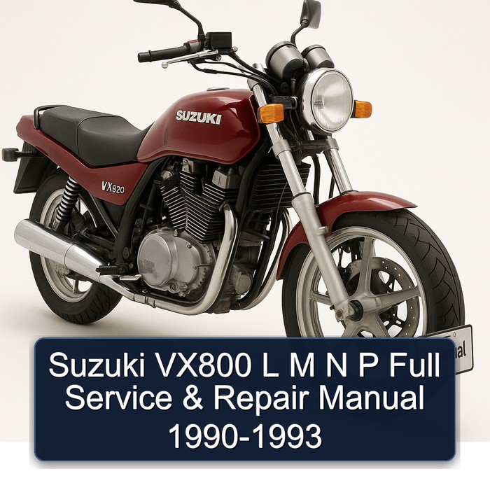 Suzuki VX800 L M N P Full Manual de servicio y reparación 1990-1993