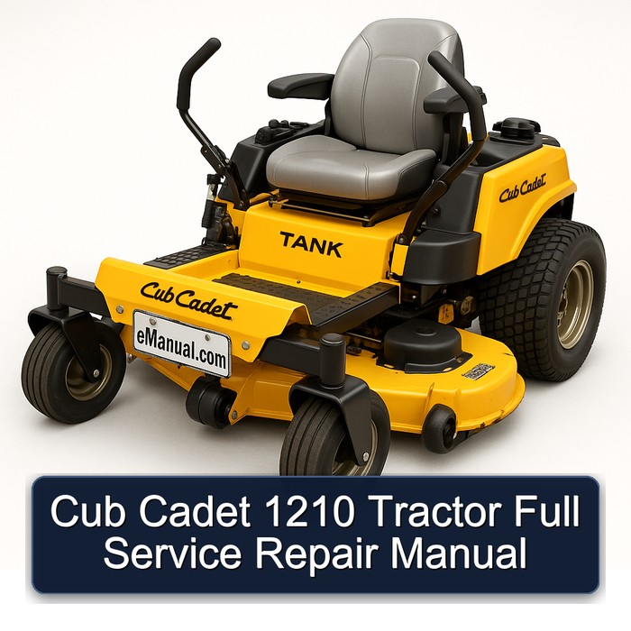 Cub Cadet 1210 Tractor Full Service Repair Manual
