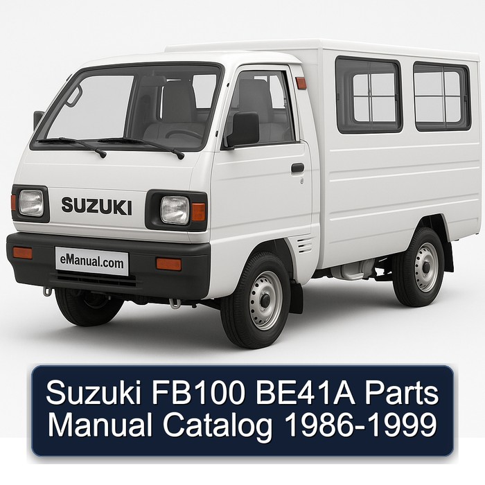 Suzuki FB100 BE41A Parts Manual Catalog 1986-1999