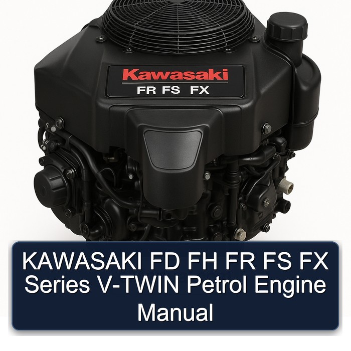 Kawasaki Fd Fh Fr Fs FX Series V-Twin Petrol Engine Manual PDF Download