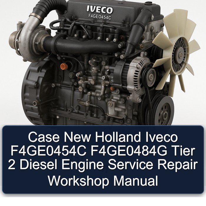 Manual de Servicio y Reparación del Motor Diesel Case New Holland Iveco F4GE0454C F4GE0484G Tier 2