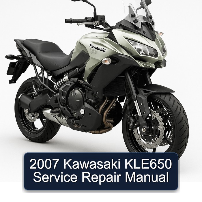 2007 Kawasaki KLE650 Manual de servicio y reparación