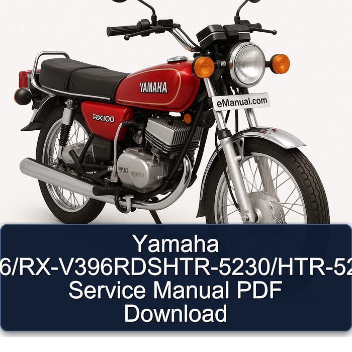 Yamaha RX-V396/RX-V396RDSHTR-5230/HTR-5230RDS Service Manual PDF Download