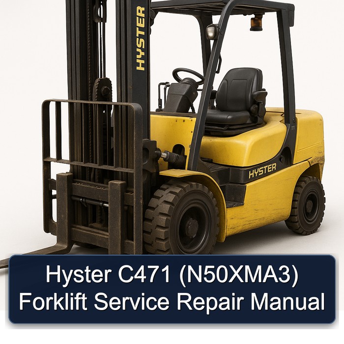Hyster C471 (N50XMA3) Gabelstapler - Service- und Reparaturhandbuch