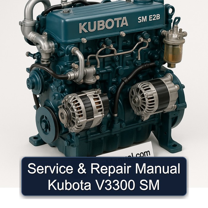  Service & Repair Manual Kubota V3300 SM