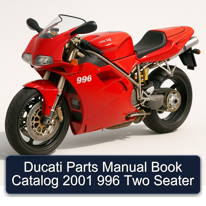 Ducati Parts Manual Book Catalog 2001 996 Two Seater