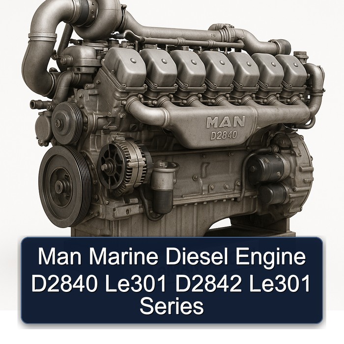 Man Marine Diesel Engine D2840 Le301 D2842 Le301 Series