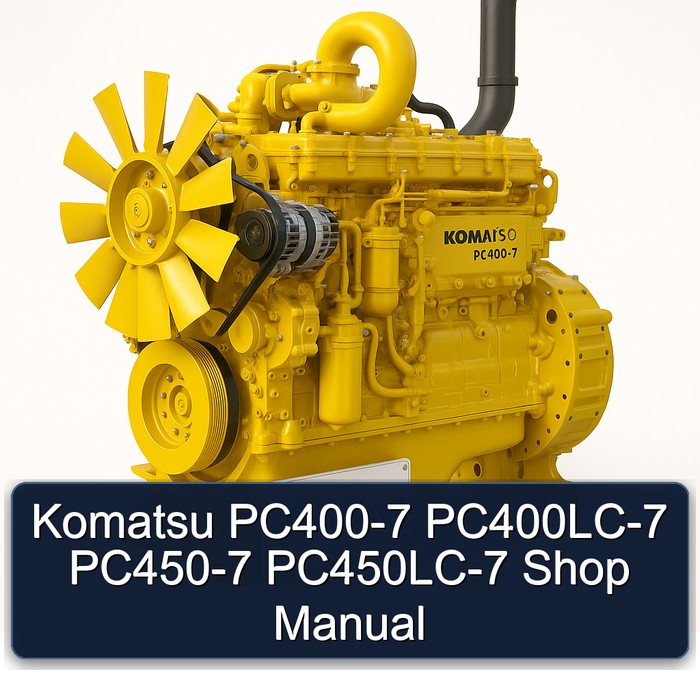 Komatsu PC400-7 PC400LC-7 PC450-7 PC450LC-7 Shop Manual