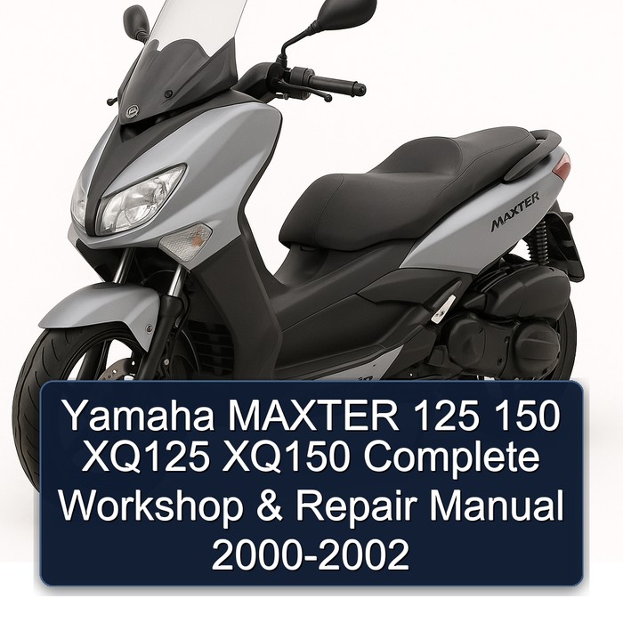 Yamaha MAXTER 125 150 XQ125 XQ150 Complete Workshop & Repair Manual 2000-2002